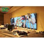 High Resolution Indoor LED Die-Cast Aluminum Enclosure 2500nits With Slim Cabinet