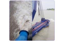 China Gabon small 10 inch river sand pumping jet suction dredger for sale supplier