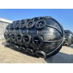 Black Pneumatic Rubber Fender Customized With Chain Net ISO CCS Certificated