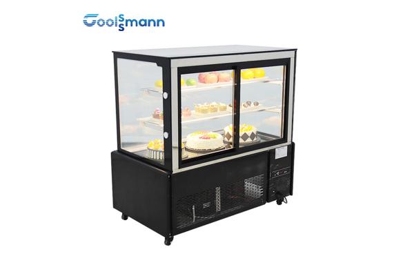 Automatic Defrosting Cake Display Cooler Dessert Supermarket Fridge
