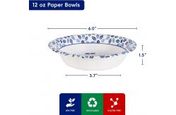 China Versatile Paper bowls  Cups for Various Food and Beverage Applications supplier