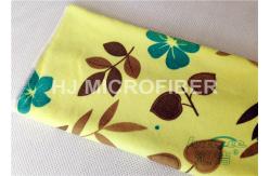 China Custom Printed Microfiber Cloths Towels For Face / Hand Drying , Cleaning Rags supplier