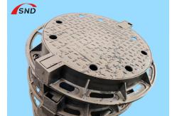 China European Standard EN124 Pressure Grade D400 Cast Iron Round Manhole Cover supplier