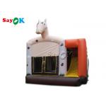 PVC Double Stitching Inflatable Horse Bounce Castle For Backyard for sale