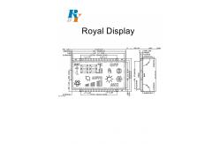 China Transparent TN Air Conditioner Lcd Display Screen With White Led Backlight supplier