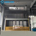 6m Grey Warehouse Elevator Lift 20000kgs Warehouse Goods Lift Self Customized for sale
