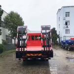Dongfeng Flatbed Truck With Self Unloading Dump Euro VI Discharge Basis Standard