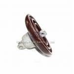 Brown Color ANSI 52-4 Density Porcelain Suspension Insulator OEM Available for sale