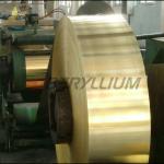 Soft TB00 Beryllium Copper Alloy Strip BrBNT1.9 Qbe1.9 0.3mmx200mm For Electrical Switch for sale