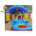 15ft Outdoor Backyard Jumping Castle 2000N/50mm For Water Park for sale