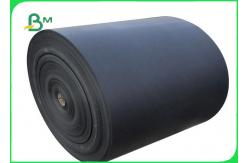 China 300 - 350 GSM One Side Coated Glossy Black Cardboard For Box Packing supplier