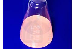 China 250ml Erlenmeyer Quartz Glass Conical Flask With Ground Mouth supplier