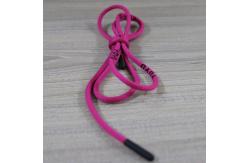 China Round Jacquard Custom Shoelace 10mm Width Personalized Shoe Strings supplier