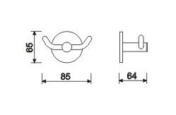 China Wall Bathroom Robe Hooks OEM ODM SUS304 Coat Towel Hooks supplier