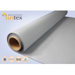 4H Satin 0.41mm Fire Retardant Fabric PU 2 Sides M0 Fire Resistant Curtains for sale