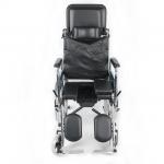 Exquisite Aluminum Manual Wheelchair With U Shape Commode Seat for sale