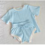 Ribbed Cotton Custom Tee Shirts 6T Unisex Kids Basic Ringer Tee