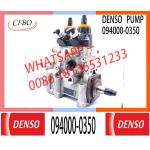 ZQYM 094000-0350 Excavator spare parts injection HP0 pump Engine Parts Diesel Injector Fuel Pump 094000-0350 for sale