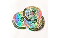 China Rainbow Holographic 3d Hologram Stickers supplier