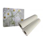 Large Format Inkjet Texture Polyester Canvas Roll For Aqueous Pigment for sale