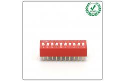 China 5 Position 10 Pin 2.54mm Slide Dip Switch ROHS Material supplier