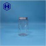 Round Shaped Clear PET Nuts Mint Candies Sugar Baby Food Jar Aluminium Top Lid for sale