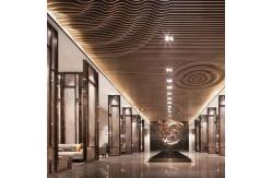 China Sound Absorption Metal Ceiling Design 1100 Aluminum Alloy With Lighting supplier