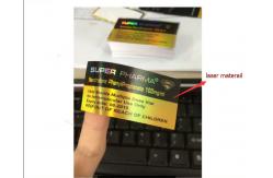 China New Design Hologram Test Cyp 10ml Vial Labels With Gold Line Labels supplier
