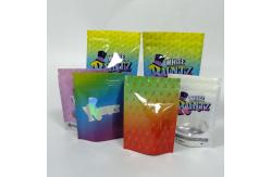 China k Holographic Herbal Incense Packaging Customized Bag Childproof 3.5g Pouch supplier