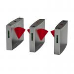 Waist High Security Flap Turnstile Gate Gym Retractable Speed Gate Turnstile