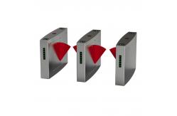 China Waist High Security Flap Turnstile Gate Gym Retractable Speed Gate Turnstile supplier