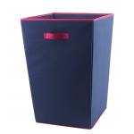 Blue 40x40x60cm Collapsible Fabric Laundry Hamper for sale