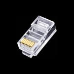 Cat5E UTP 8P8C RJ45 Connector Plug Accessories Zion Communiation for sale