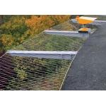 acid resistant Stainless Steel Cable mesh 300*300mm Aircraft Runway Safety Netting for sale