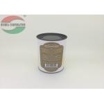 Anti-rust Movable Metal Lid Kraft Paper Tube Packaging For Coffee