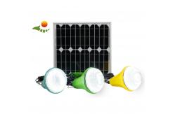 China 3pcs*3W Solar Powered Led Wall Light With Phone Charger supplier