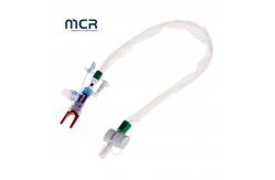 China Disposable Supply Automatic Flushing Closed Suction Catheter with Double Swivel Elbow 72h supplier