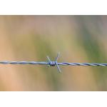 Farm Protection Single Strand Hot Dipped Galvanized Barbed Wire Price Per Roll for sale