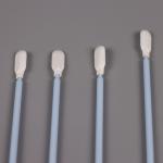 100pcs PP Handle Cleanroom Swab Semiconductor Cotton Buds Polyester Swab for sale