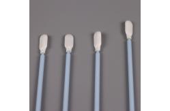 China 100pcs PP Handle Cleanroom Swab Semiconductor Cotton Buds Polyester Swab supplier