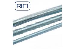 China 3 Meter Zinc White Blue Plated All Thread Bar For Hardware Projects supplier