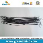 TPU Cord 1.2MM Unextended Length 30CM Black Nylon String 5CM Height on Two Ends Stop-drop Coil Lanyards for sale