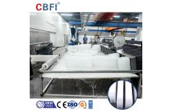 China R507/R404a Saltwater Block Ice Machine , Meat Fish Cooling Ice Block Making Business supplier