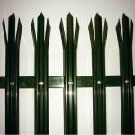 Garden 100x55mm Post Galvanised Palisade Fencing Rot Proof for sale