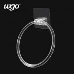 4kg Removable Hanging Bathroom Towel Ring Holder polyvinyl chloride Sticker for sale