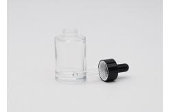 China 50ml 18/410 Clear Dropper Bottles For Essential Oil supplier