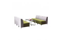 China 23.6 Inch Office Furniture Sofa Combinable Modern Office Couch For Lobby supplier