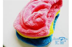 China Microfiber Magic Self-Drying Hair Wrap Towel 80% Polyester , Hair Drying Cap supplier