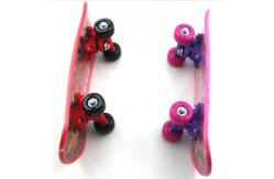 China Cheap 17inch kids and toddler skateboard wholesale with metal truck plastic deck supplier