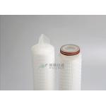 0.1 Micron Microelectronics Filter PTFE Membrane Pleated Cartridge Air Filter for sale